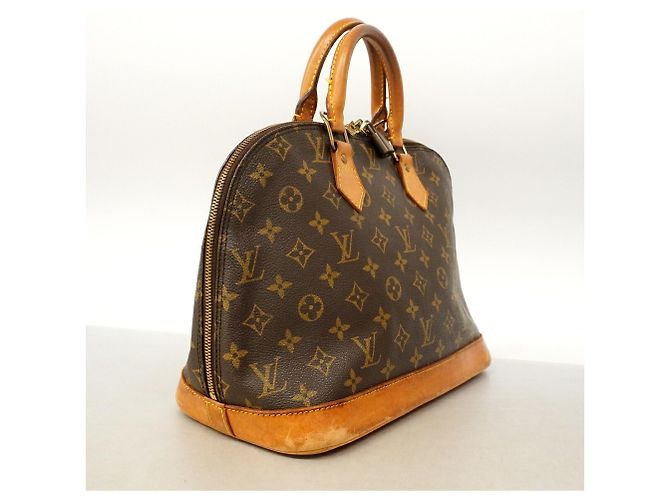 Louis Vuitton Alma Monogram Handtasche Braun - Ansicht 2