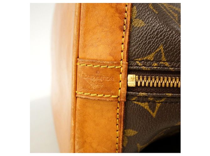 Louis Vuitton Alma Monogram Handtasche Braun - Ansicht 5