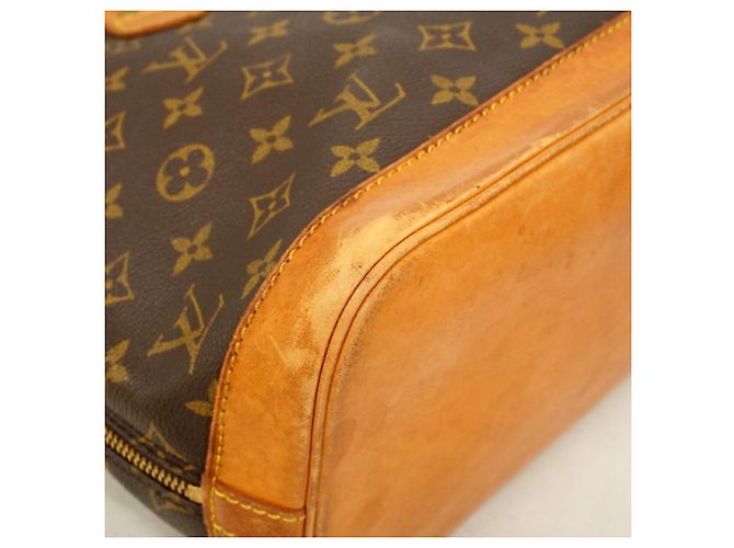 Louis Vuitton Alma Monogram Handtasche Braun - Ansicht 6