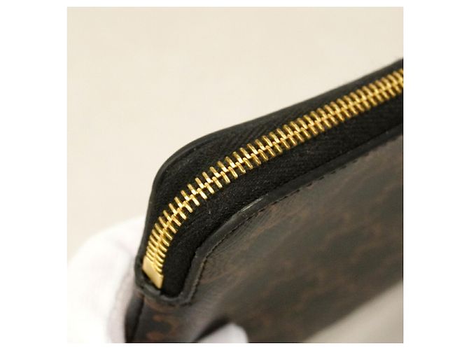 Céline Portamonete Celine Triomphe Marrone - vista 6