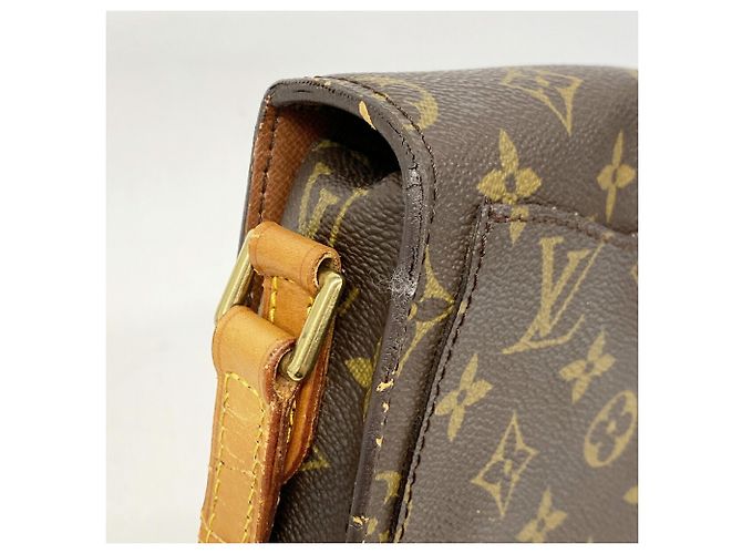 Bolsa de Ombro Louis Vuitton Monogram Mini Saint Cloud Marrom - vista 10