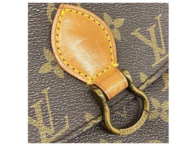 Bolsa de Ombro Louis Vuitton Monogram Mini Saint Cloud Marrom - vista 14