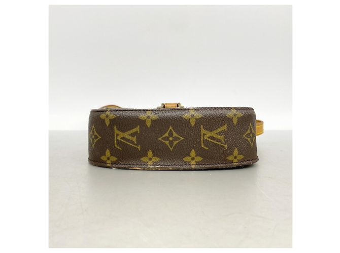 Bolsa de Ombro Louis Vuitton Monogram Mini Saint Cloud Marrom - vista 3