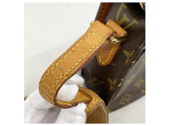 Bolsa de Ombro Louis Vuitton Monogram Mini Saint Cloud Marrom - vista 8