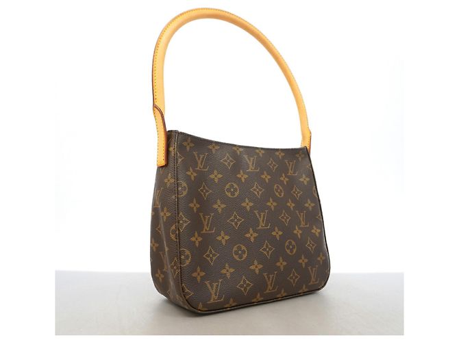 Bolso de hombro Louis Vuitton Monogram Looping MM Castaño - vista 2