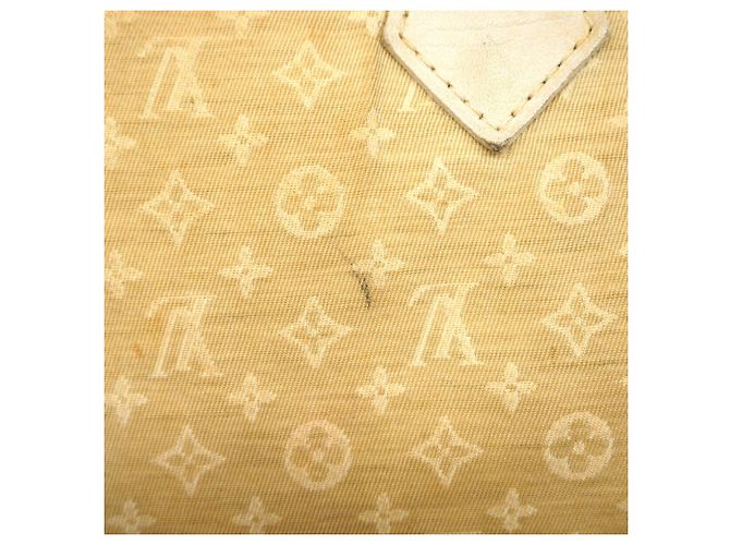 Borsa Louis Vuitton Monogram Mini Lin Speedy 30 in Dune - vista 12