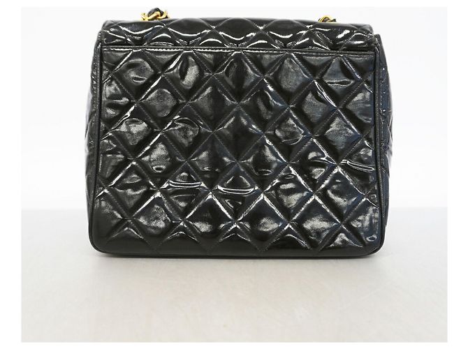 Chanel Matelassé Schultertasche mit Kette Schwarz - Ansicht 12