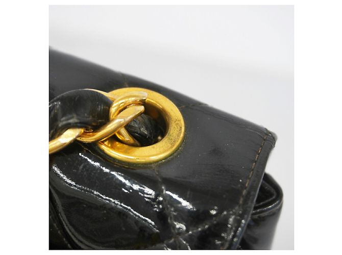 Chanel Matelassé Schultertasche mit Kette Schwarz - Ansicht 9