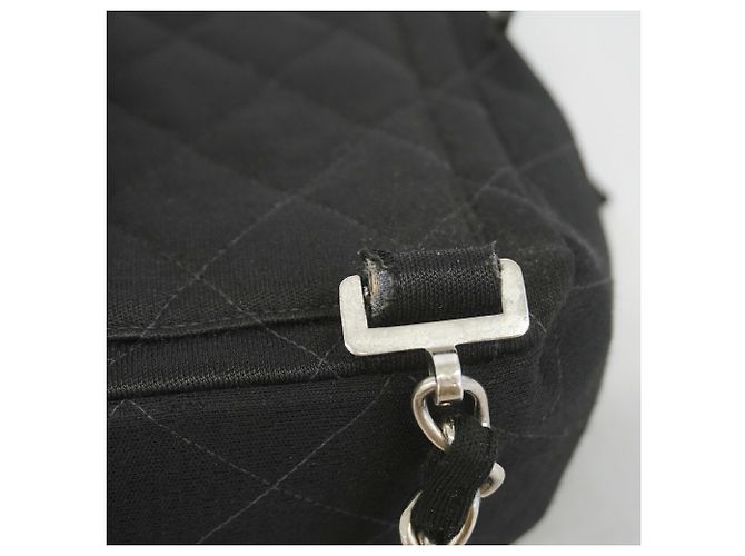 Mochila Chanel Matelassé de algodón Negro - vista 8