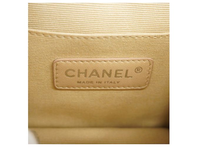 Sac à main Chanel 2.55 Matelassé en cuir blanc - vue 5