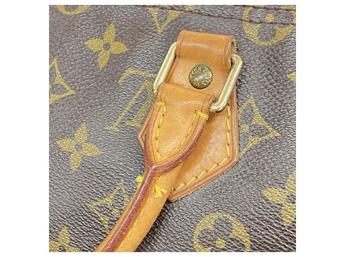 Bolso Louis Vuitton Monogram Speedy 35 Castaño - vista 13
