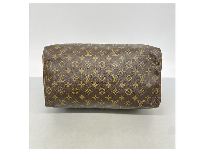 Bolso Louis Vuitton Monogram Speedy 35 Castaño - vista 3