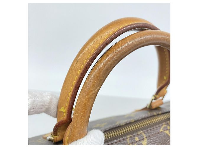 Bolso Louis Vuitton Monogram Speedy 35 Castaño - vista 8