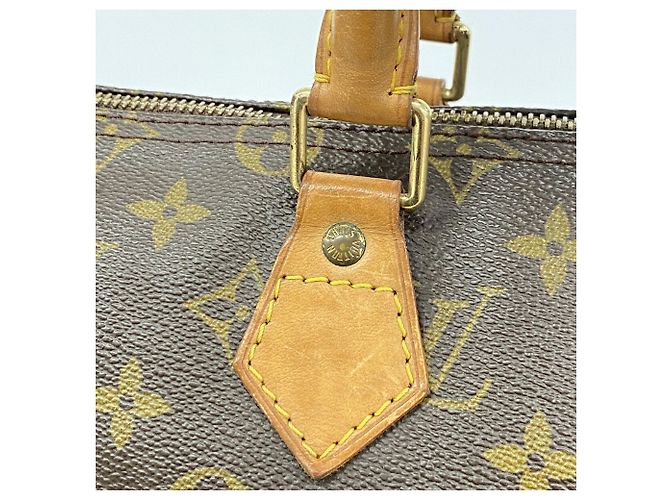 Bolso Louis Vuitton Monogram Speedy 35 Castaño - vista 9