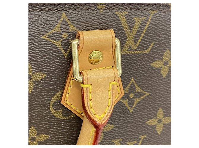 Louis Vuitton Alma Monogram Handtasche Braun - Ansicht 11