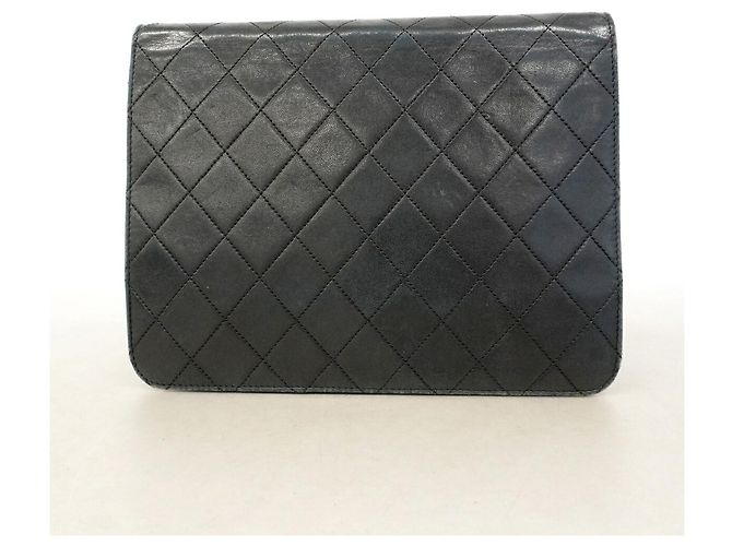 Chanel Matelassé Chain Shoulder Bag Black - view 11