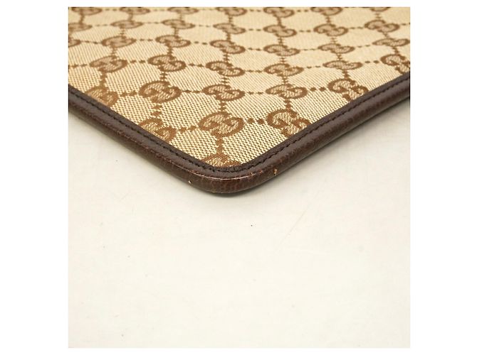Gucci GG Canvas Schultertasche Braun Beige - Ansicht 6