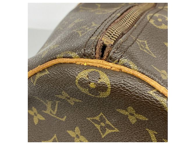Sac Louis Vuitton Boston Monogram Keepall 45 Marron - vue 5