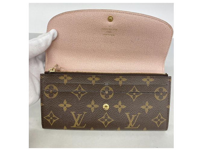 Louis Vuitton Monogram Portefeuille Emilie Long Wallet Rosa - vista 11