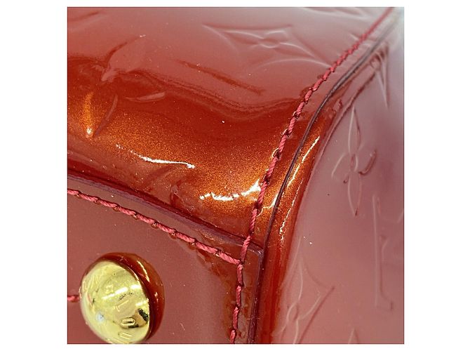 Borsa Louis Vuitton Vernis Montana Rosso - vista 12