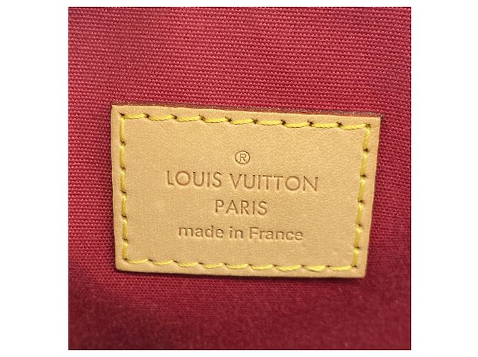 Borsa Louis Vuitton Vernis Montana Rosso - vista 5
