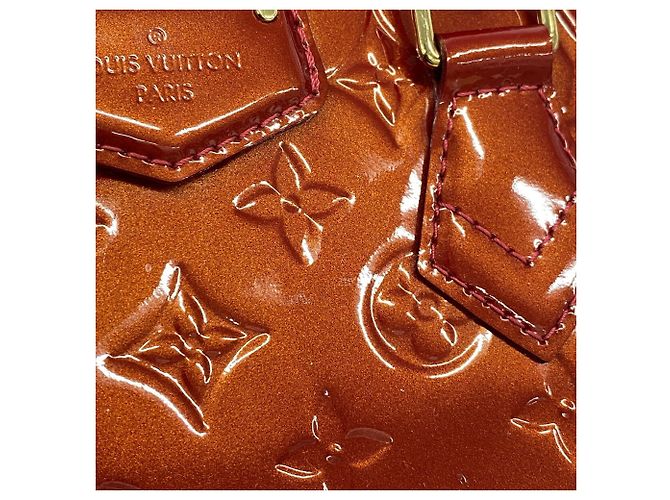 Borsa Louis Vuitton Vernis Montana Rosso - vista 7