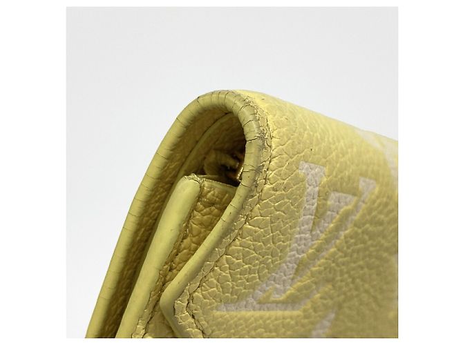 Louis Vuitton Tri-fold Wallet Yellow - view 5