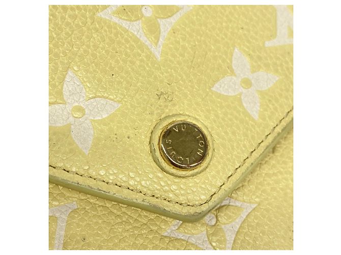 Louis Vuitton Tri-fold Wallet Yellow - view 9