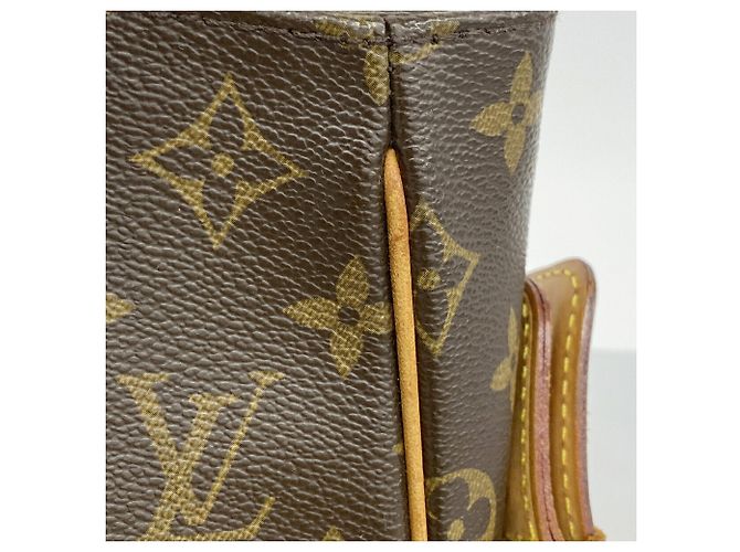 Borsa a tracolla Louis Vuitton Monogram Vivacite GM Marrone - vista 7