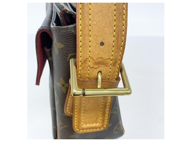 Borsa a tracolla Louis Vuitton Monogram Vivacite GM Marrone - vista 9