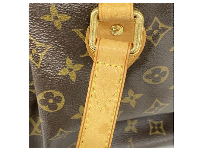 Sac à main Louis Vuitton Monogram Palermo PM Marron - vue 10