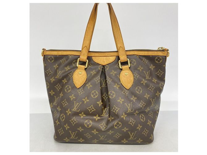 Sac à main Louis Vuitton Monogram Palermo PM Marron - vue 11