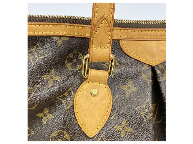 Sac à main Louis Vuitton Monogram Palermo PM Marron - vue 9