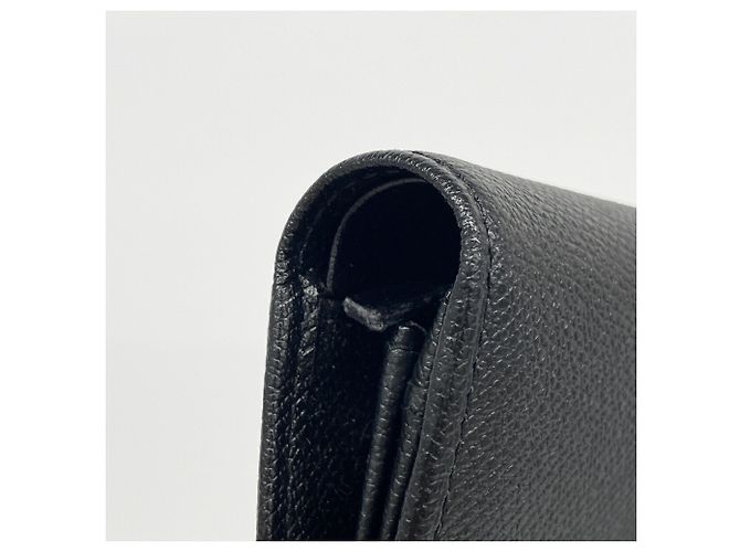 Cartera larga de Chanel en piel negra Negro - vista 7