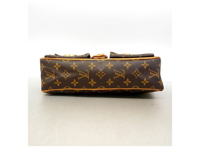 Bolso de hombro Louis Vuitton Monogram Hudson PM Castaño - vista 3
