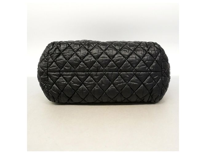 Sac cabas Chanel Coco Cocoon en nylon Noir - vue 3
