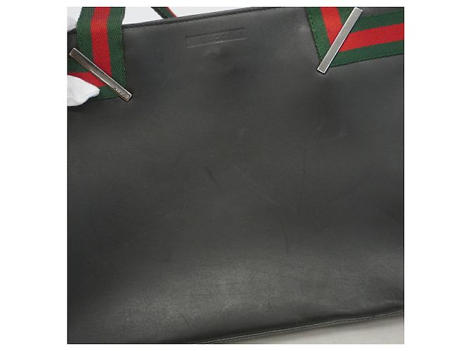 Bolso Tote Gucci de piel negra Negro - vista 9