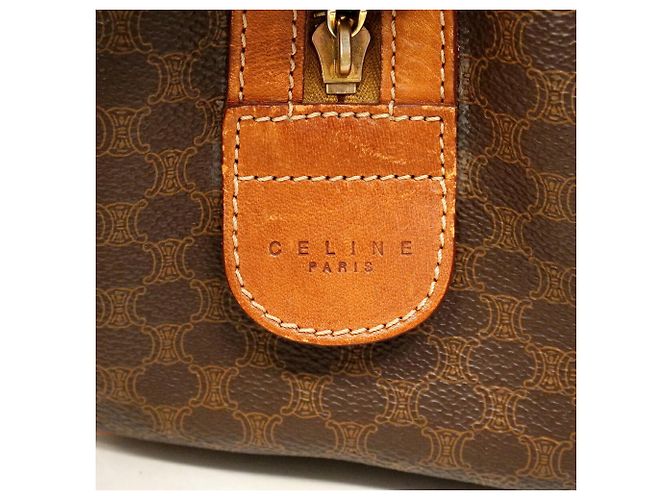 Céline Borsa Celine Macadam Brown da donna Marrone - vista 5