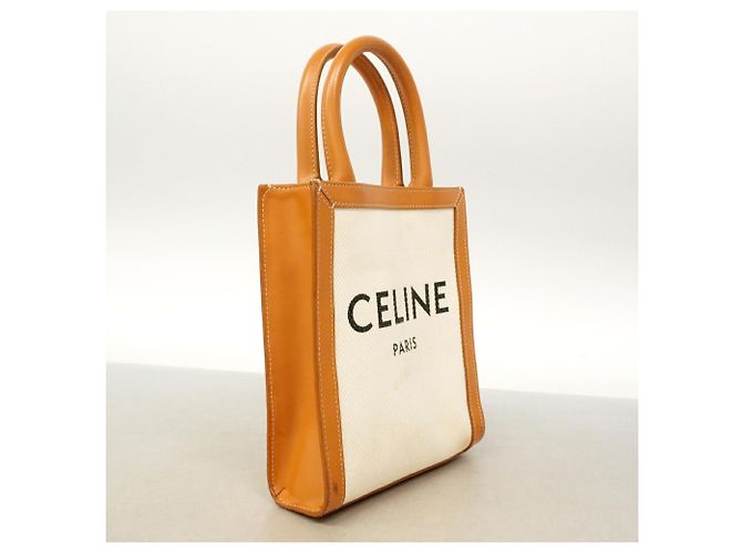 Céline Celine Mini Vertical Cabas Handtasche Braun Roh - Ansicht 2