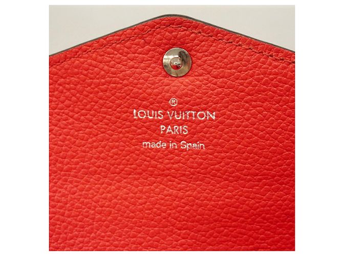 Louis Vuitton Monogram Empreinte Sarah Long Wallet Orange - view 4