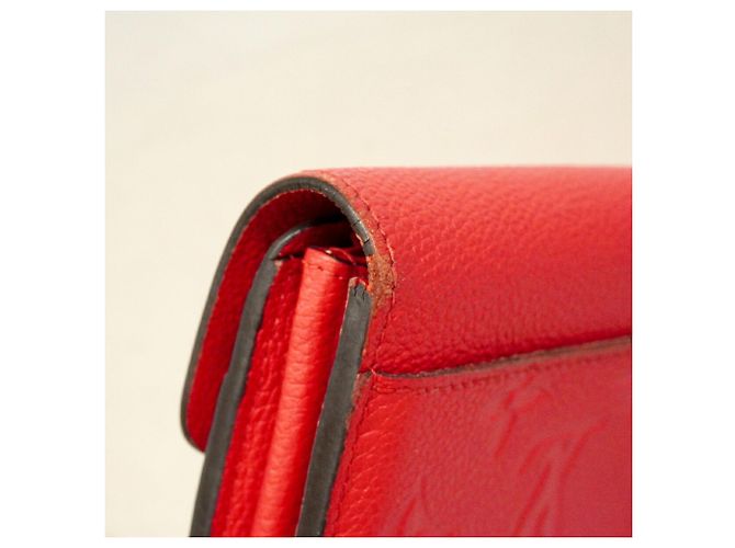 Louis Vuitton Monogram Empreinte Sarah Long Wallet Orange - view 7
