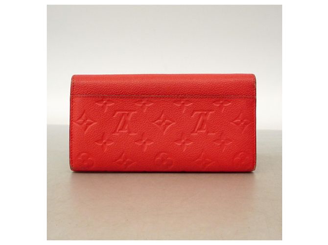 Louis Vuitton Monogram Empreinte Sarah Long Wallet Orange - view 8