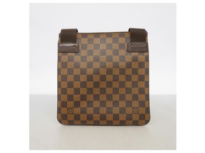 Borsa a tracolla Louis Vuitton Damier Pochette Melville Damier ebene - vista 9