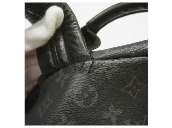 Zaino Louis Vuitton Monogram Eclipse Apollo Nero - vista 7