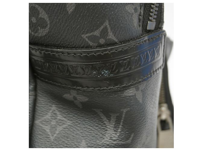 Zaino Louis Vuitton Monogram Eclipse Apollo Nero - vista 9