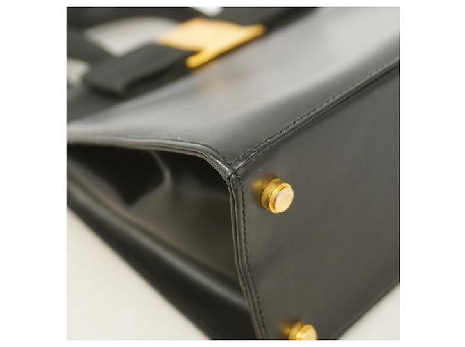 Borsa in pelle Gancini Salvatore Ferragamo Nero - Ansicht 6