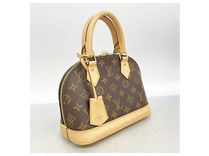 Louis Vuitton Alma BB Monogram Handtasche Braun - Ansicht 2