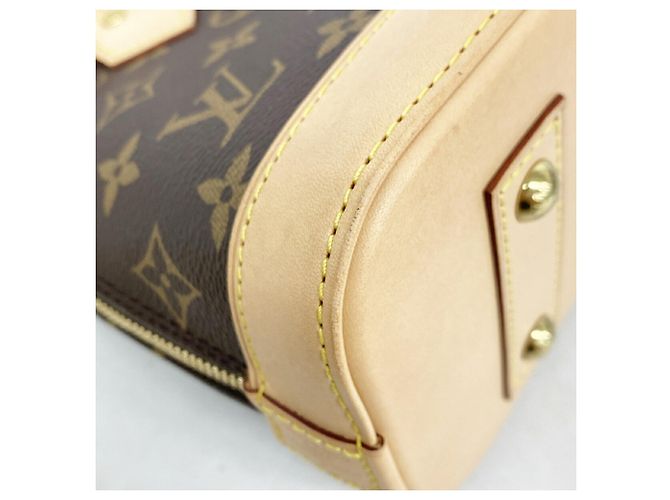 Louis Vuitton Alma BB Monogram Handtasche Braun - Ansicht 7