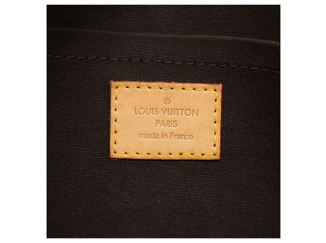 Borsa a tracolla Louis Vuitton Vernis Rosewood Avenue Bordò - vista 5