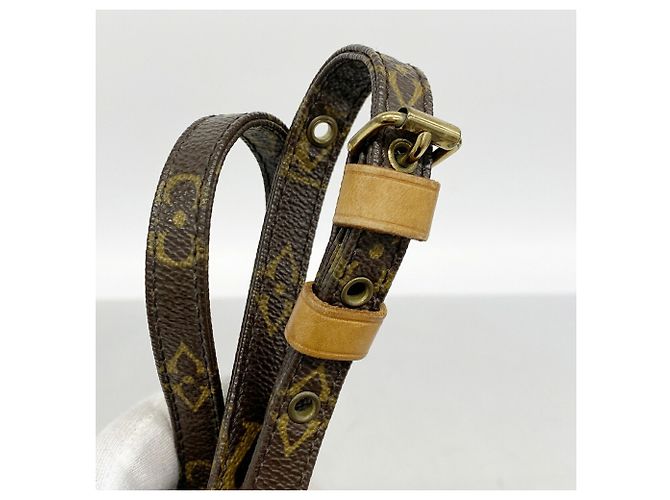 Louis Vuitton Monogram Pochette Marly Bandoulière Shoulder Bag Castaño - vista 11
